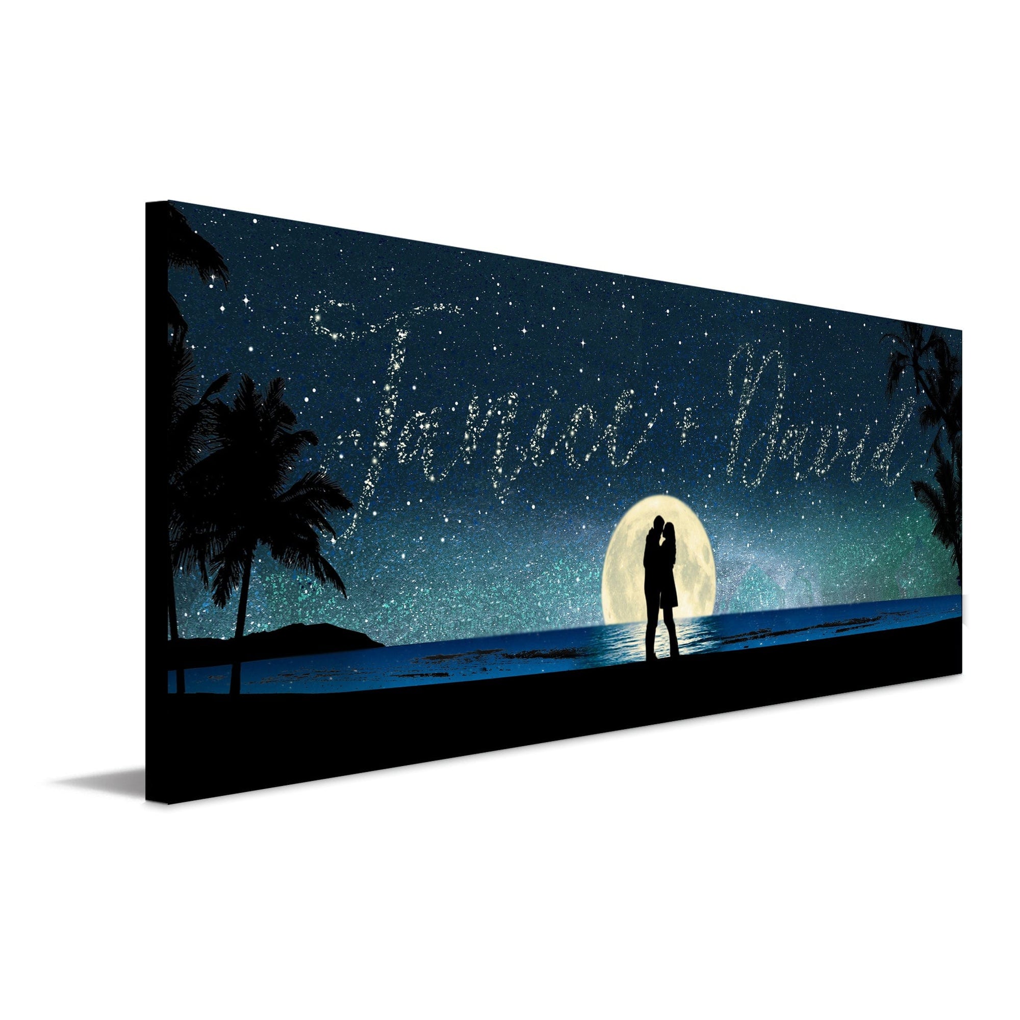 Personalized Art with Your Names Written in the Stars