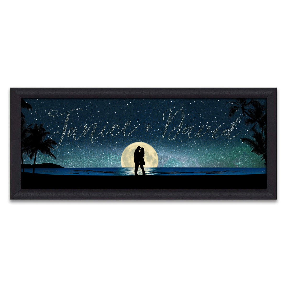 Romantic Personalized Framed Canvas Art