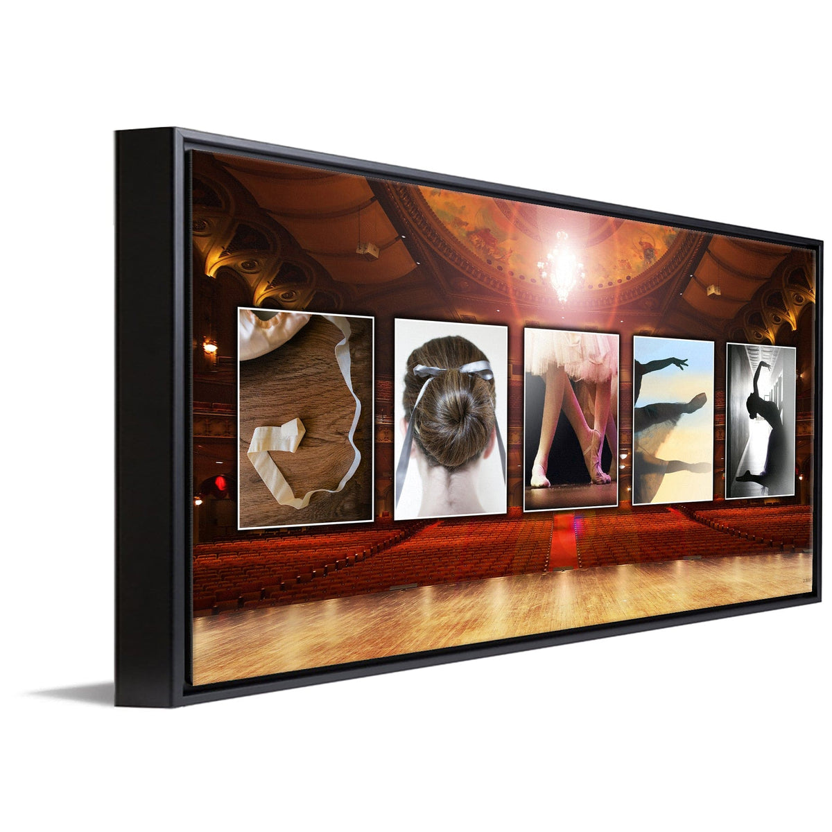 Personal-Prints art 16"x32" Float Framed Canvas Dance Ballet Name Print