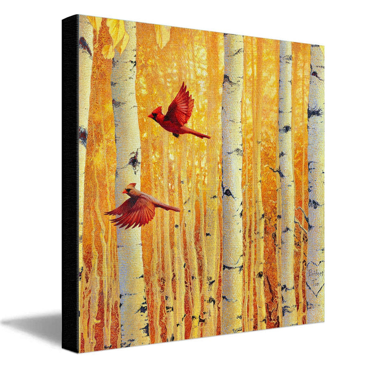 Personal-Prints art 16"x16" Stretched Canvas Fall In Love