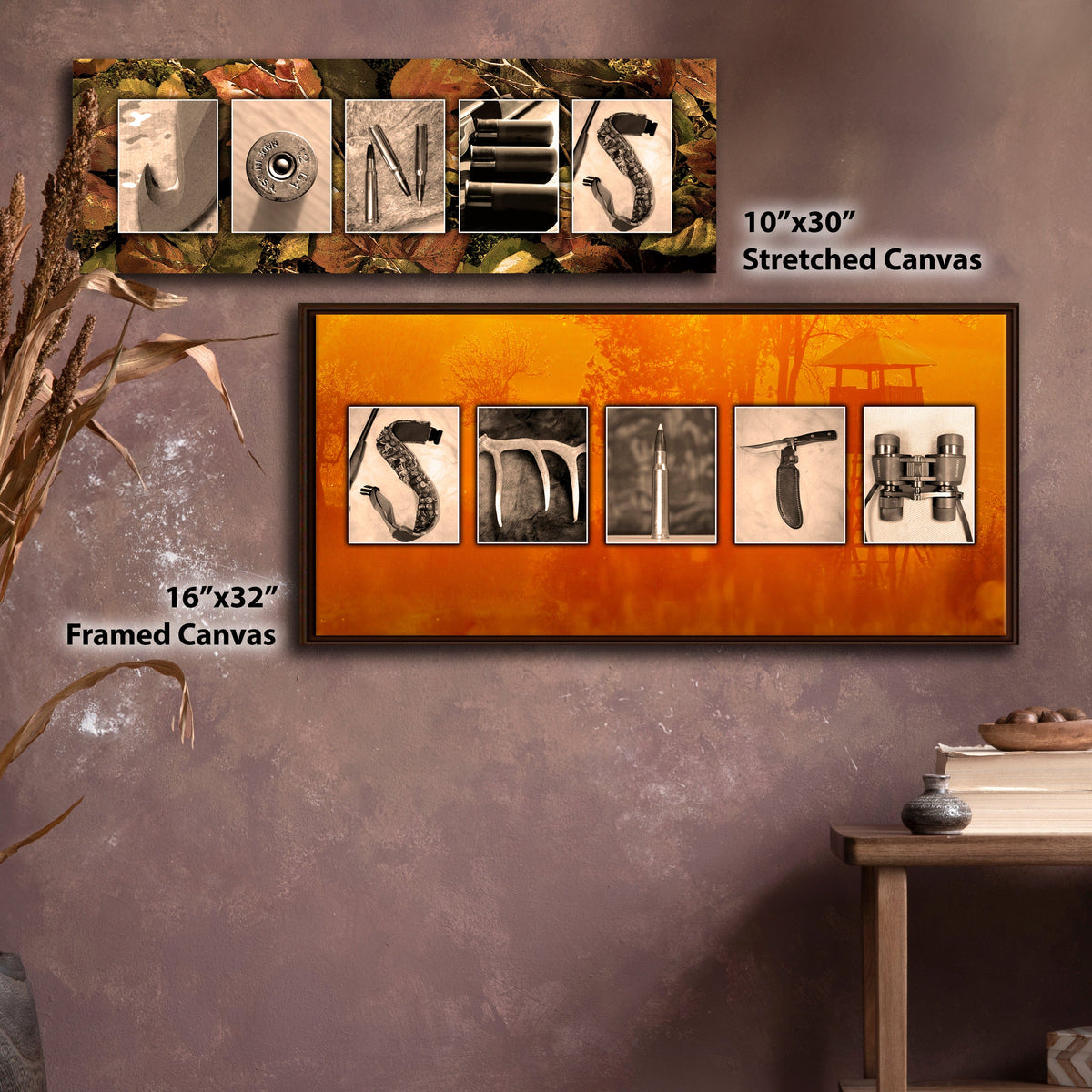 Personal-Prints art Hunting Letter Name Art Print