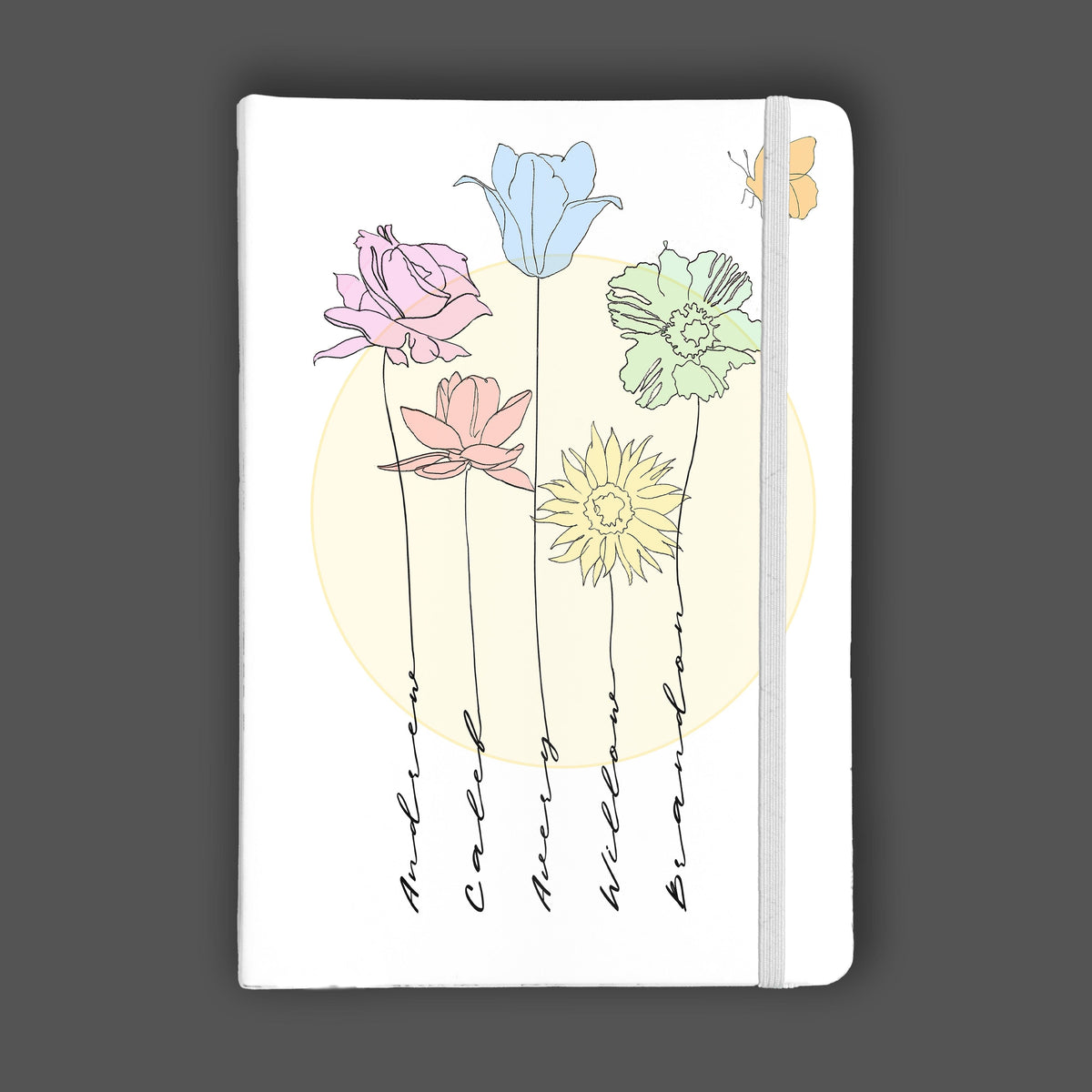 Personal-Prints art 5"x7" Notebook Our Family Garden