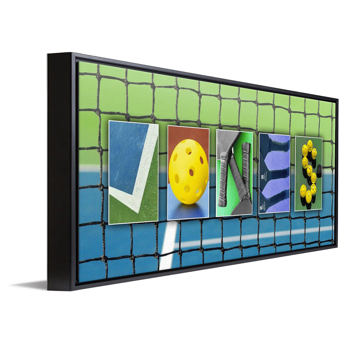 Personal-Prints art 16"x32" Float Framed Canvas Pickleball Name Art Print