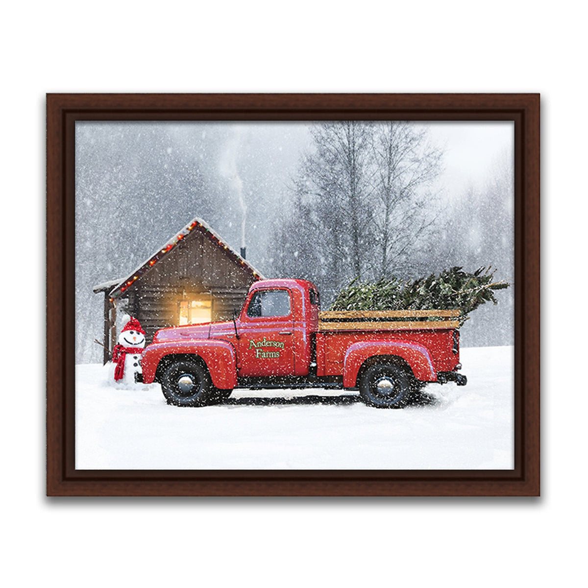 Personal-Prints art 12"x16" Float Framed Canvas Season Of Joy