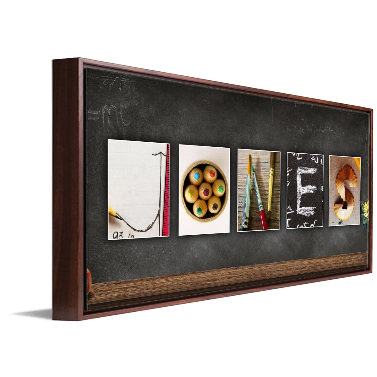 Personal-Prints art 16"x32" Float Framed Canvas Teacher / Professor Name Art