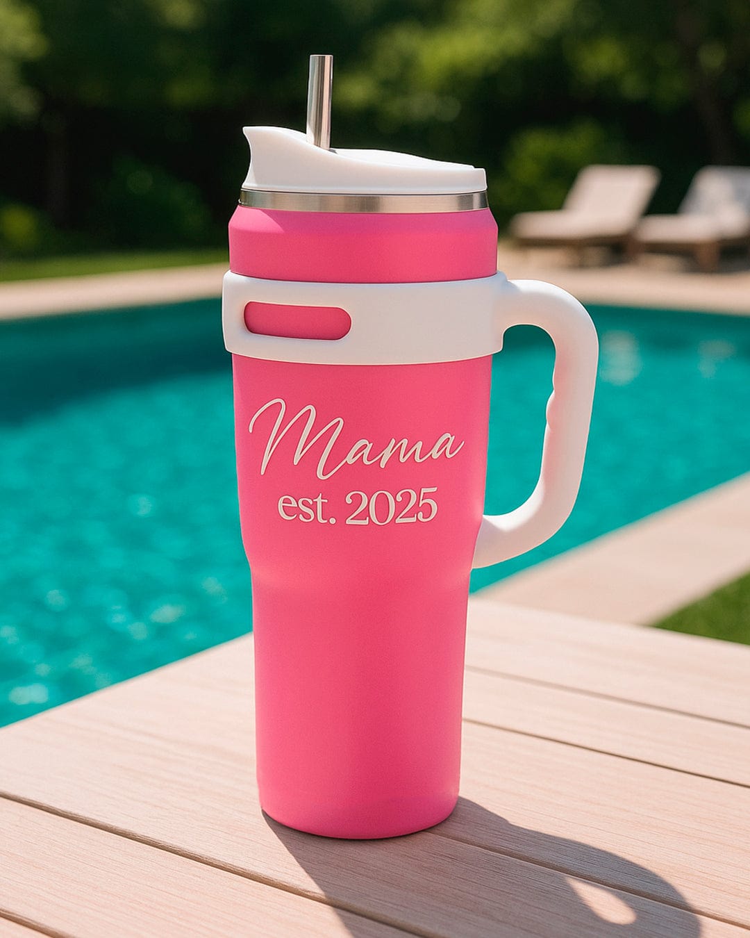 Personal-Prints Drinkware Customizable 40 oz Tumbler – A Practical & Heartfelt Gift for Mom or Grandma