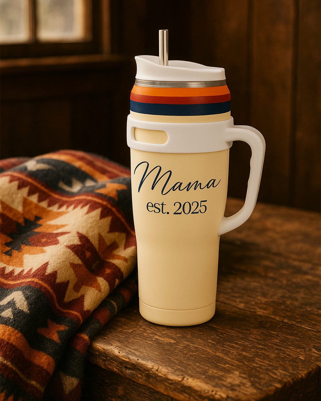 Personal-Prints Drinkware Customizable 40 oz Tumbler – A Practical & Heartfelt Gift for Mom or Grandma