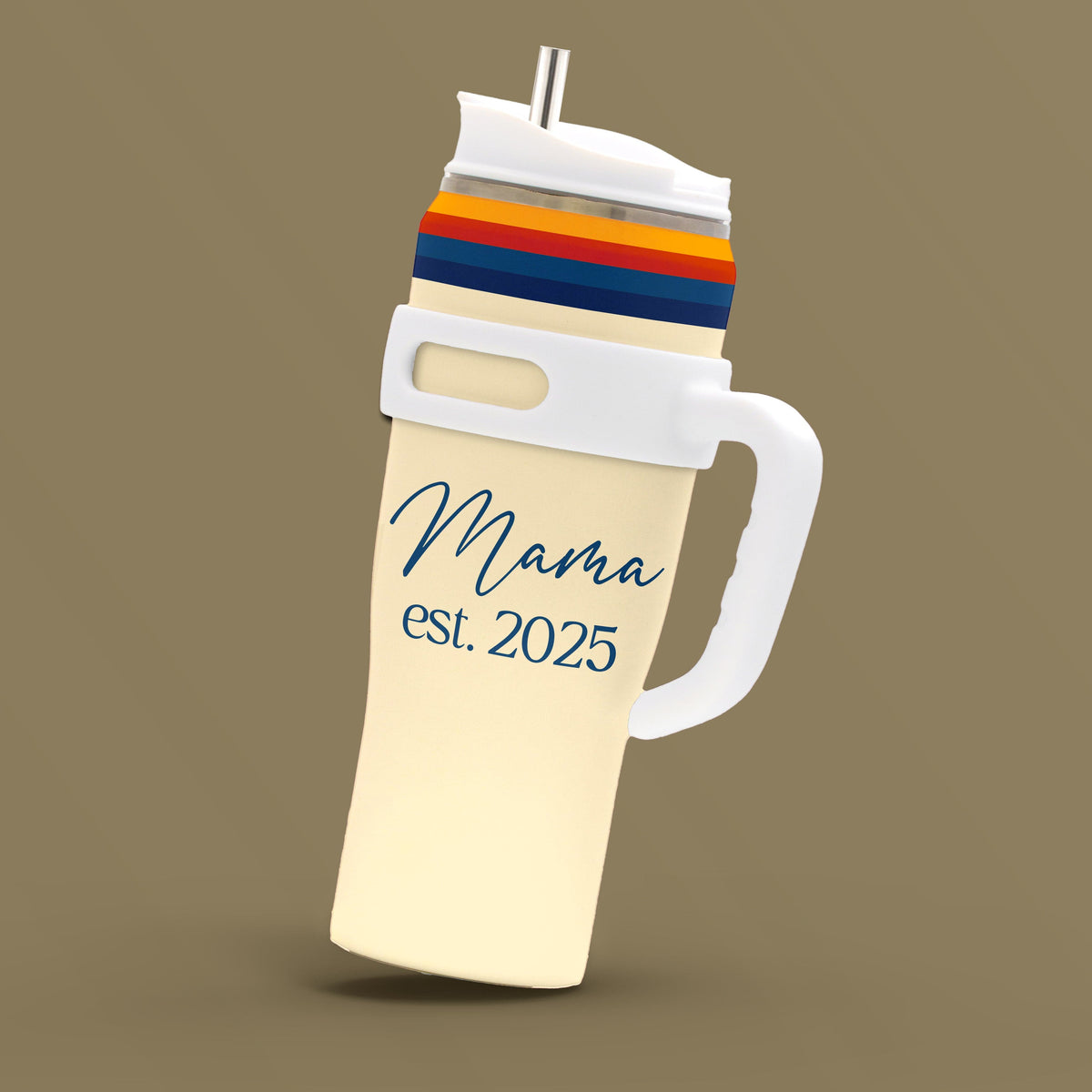Personal-Prints Drinkware Vintage Personalized 40 oz Tumbler – A Practical & Heartfelt Gift for Mom or Grandma