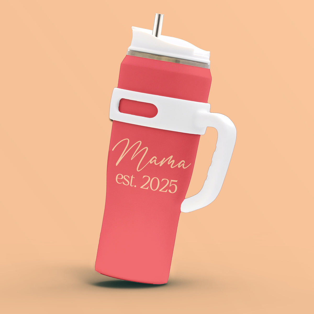 Personal-Prints Drinkware Salmon Personalized 40 oz Tumbler – A Practical & Heartfelt Gift for Mom or Grandma