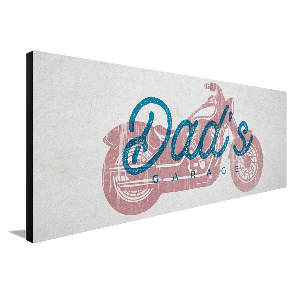 Personalized motorcycle garage sign