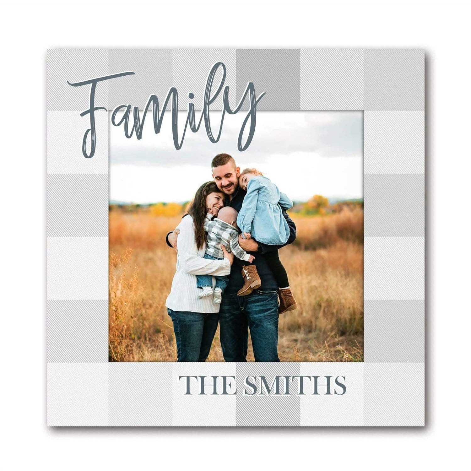 Your Family Photo Printed and Personalized- Mounted to Wood