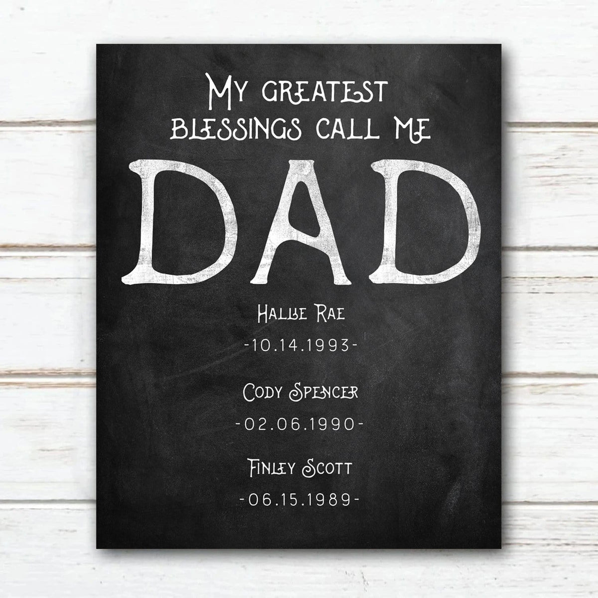 My Greatest Blessings Call Me Dad - Personalized gift for Father&#39;s Day
