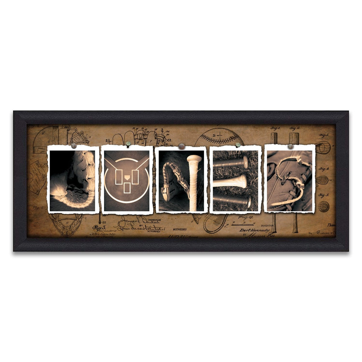 baseball sports art canvas with your name in the art