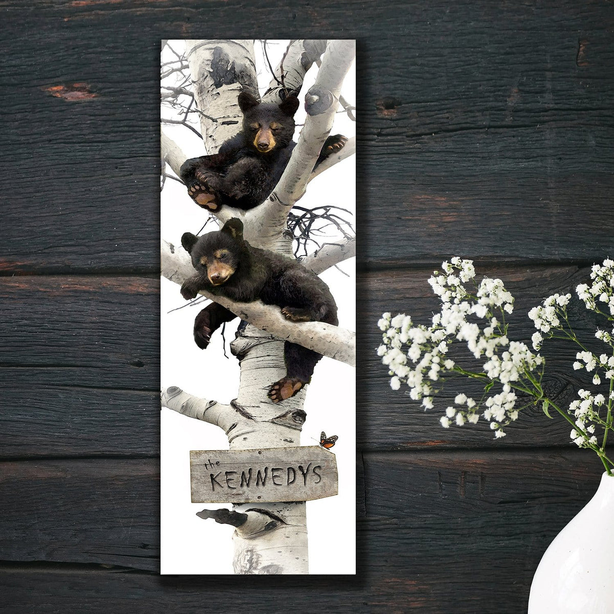 personalized black bear wall decor from personal Prints