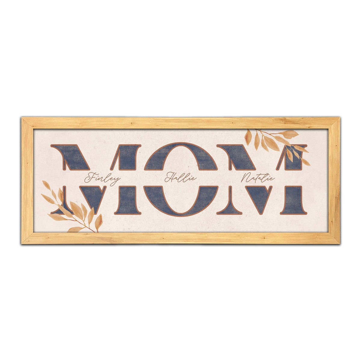 Mid-Century art design Personalized gift for Mother&#39;s Day - Framed Canvas