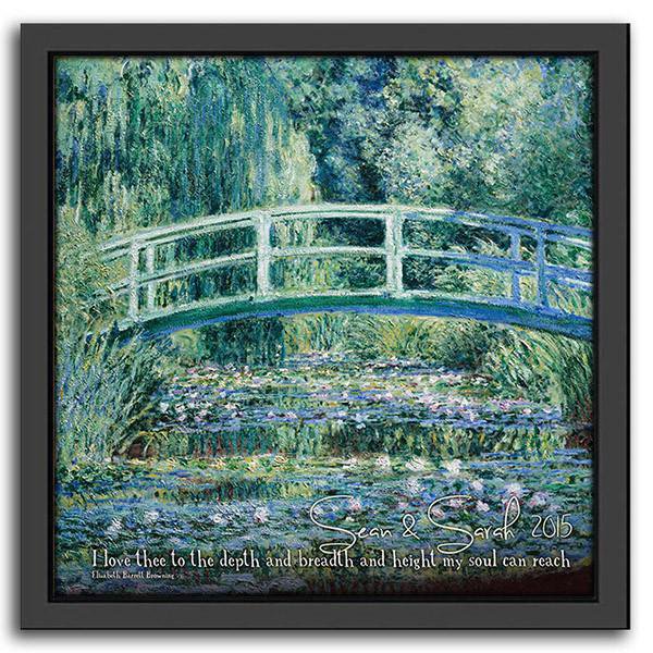 Monet&#39;s White Water Lilies Canvas - Personal Prints