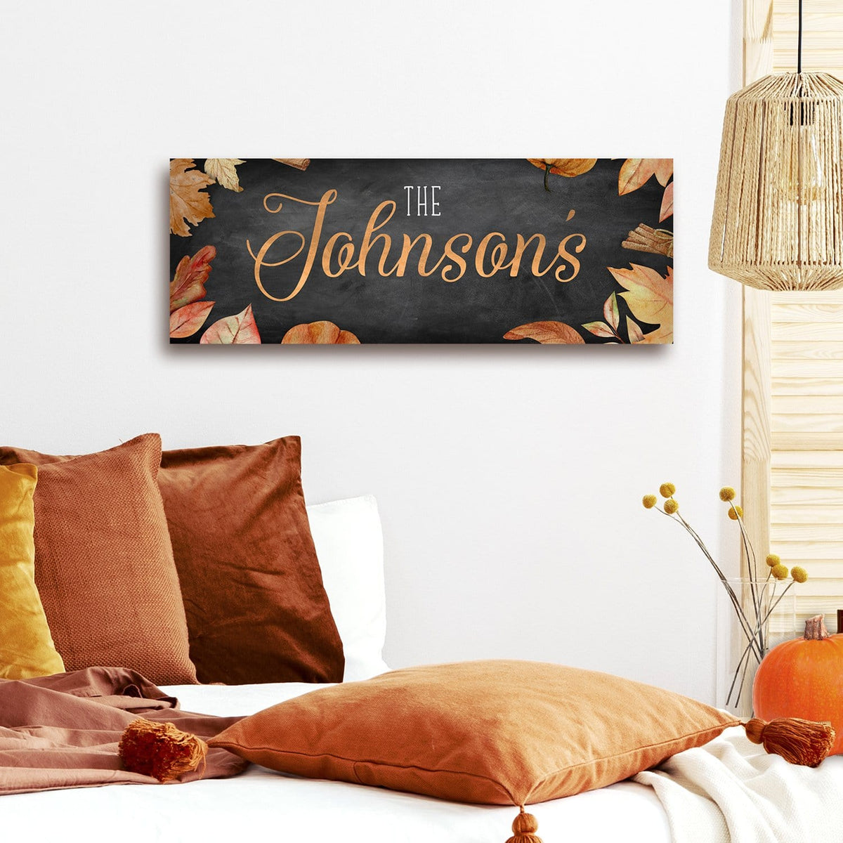 Personal-Prints art Autumn Leaf Name Sign