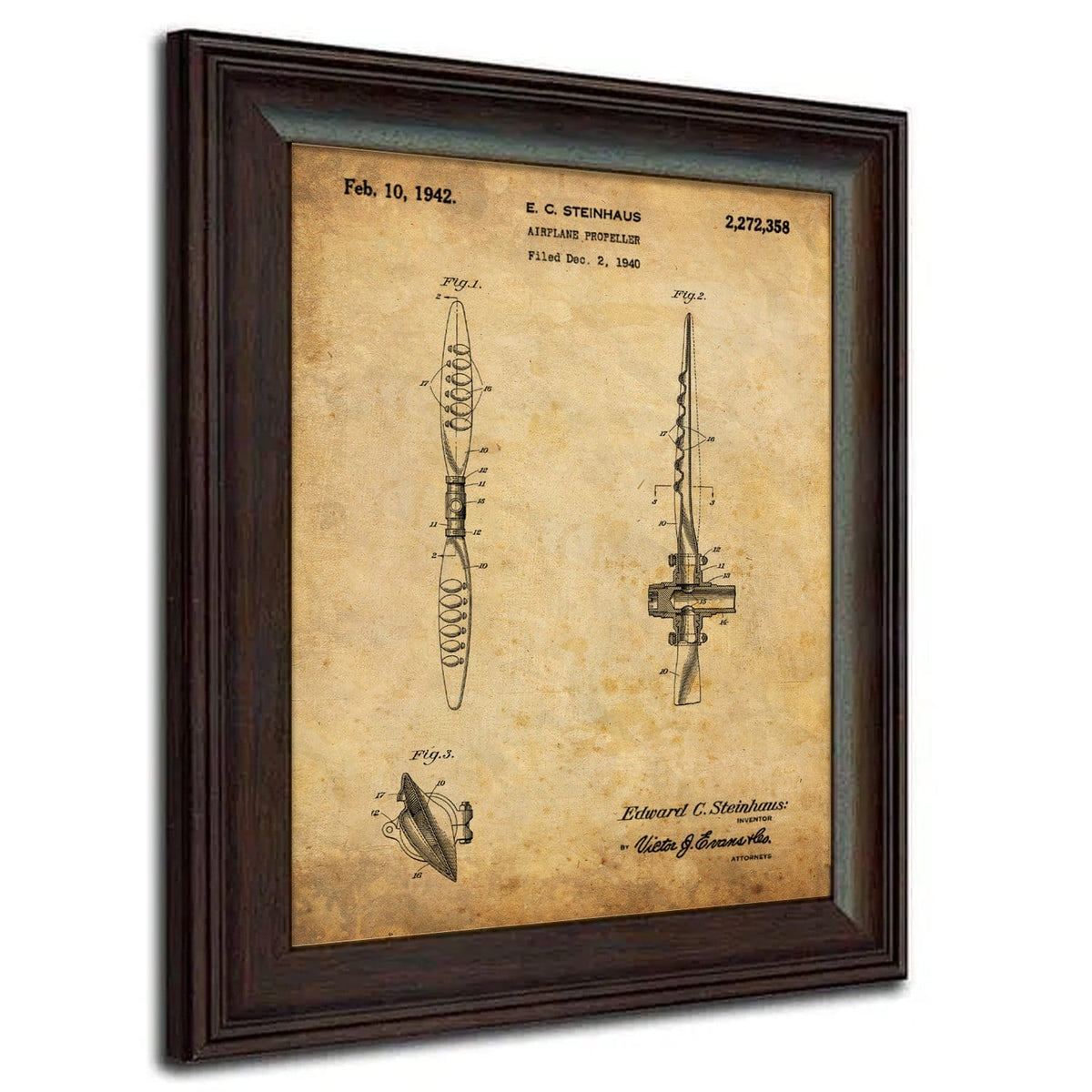 Personal-Prints art Propeller Aviation - Patent Art