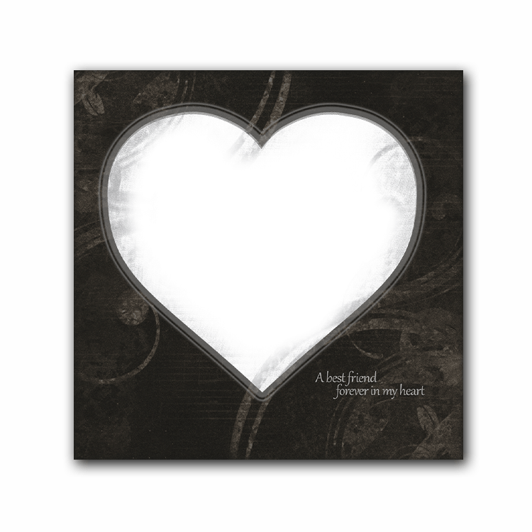 Personal-Prints art 16"x16" Block Mount Black Cat Pet Memorial