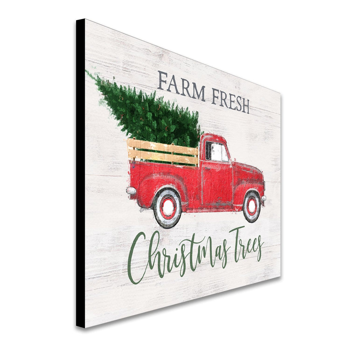 Personal-Prints art Farm Fresh Trees (6"x8" Block) Christmas Holiday Decor Wall Art Sets
