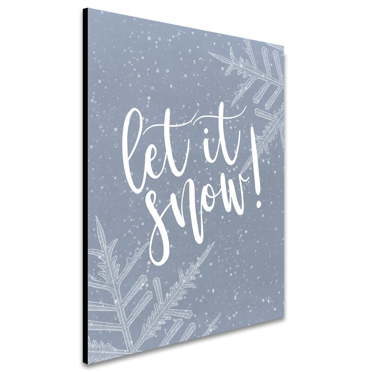 Personal-Prints art Let it Snow (6"x8" Block) Christmas Holiday Decor Wall Art Sets