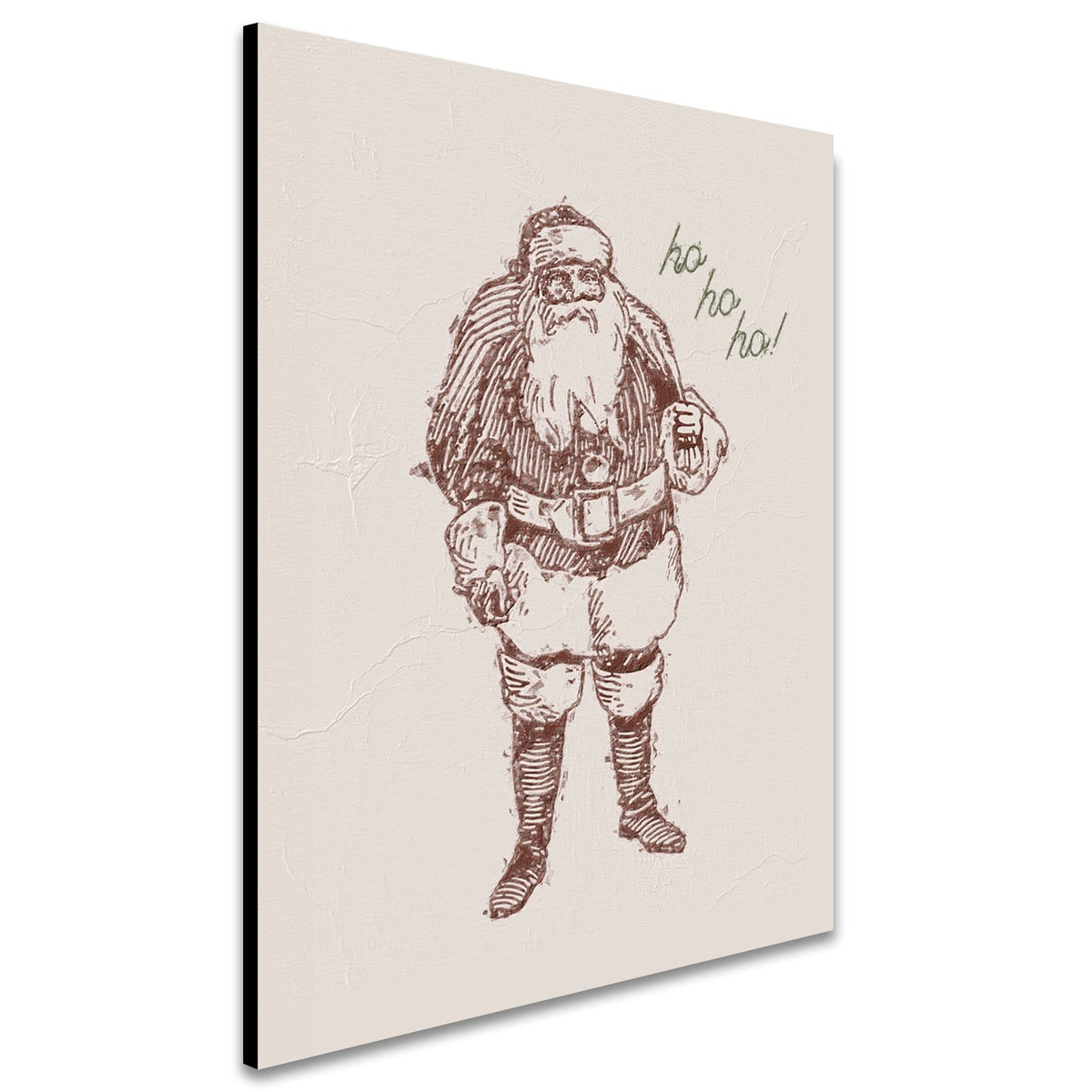 Personal-Prints art Santa (6"x8" Block) Christmas Holiday Decor Wall Art Sets