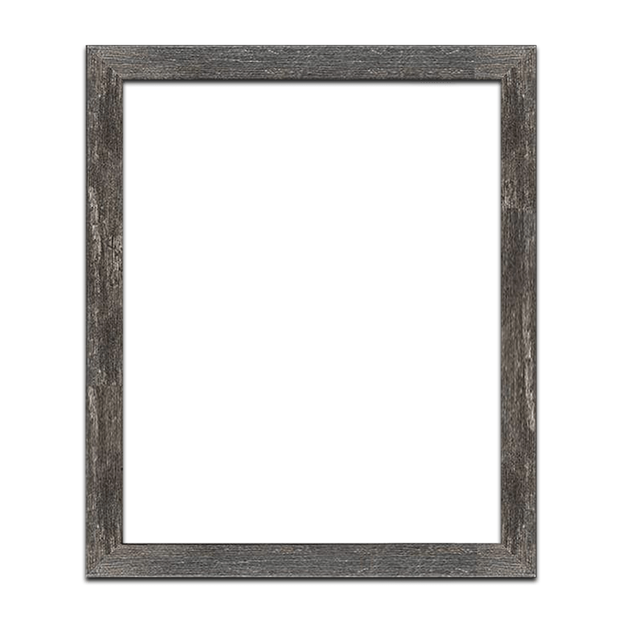 Personal-Prints art 12.5"x15.5" Canvas (Barnwood Frame) Colorful Cutout Photo Art