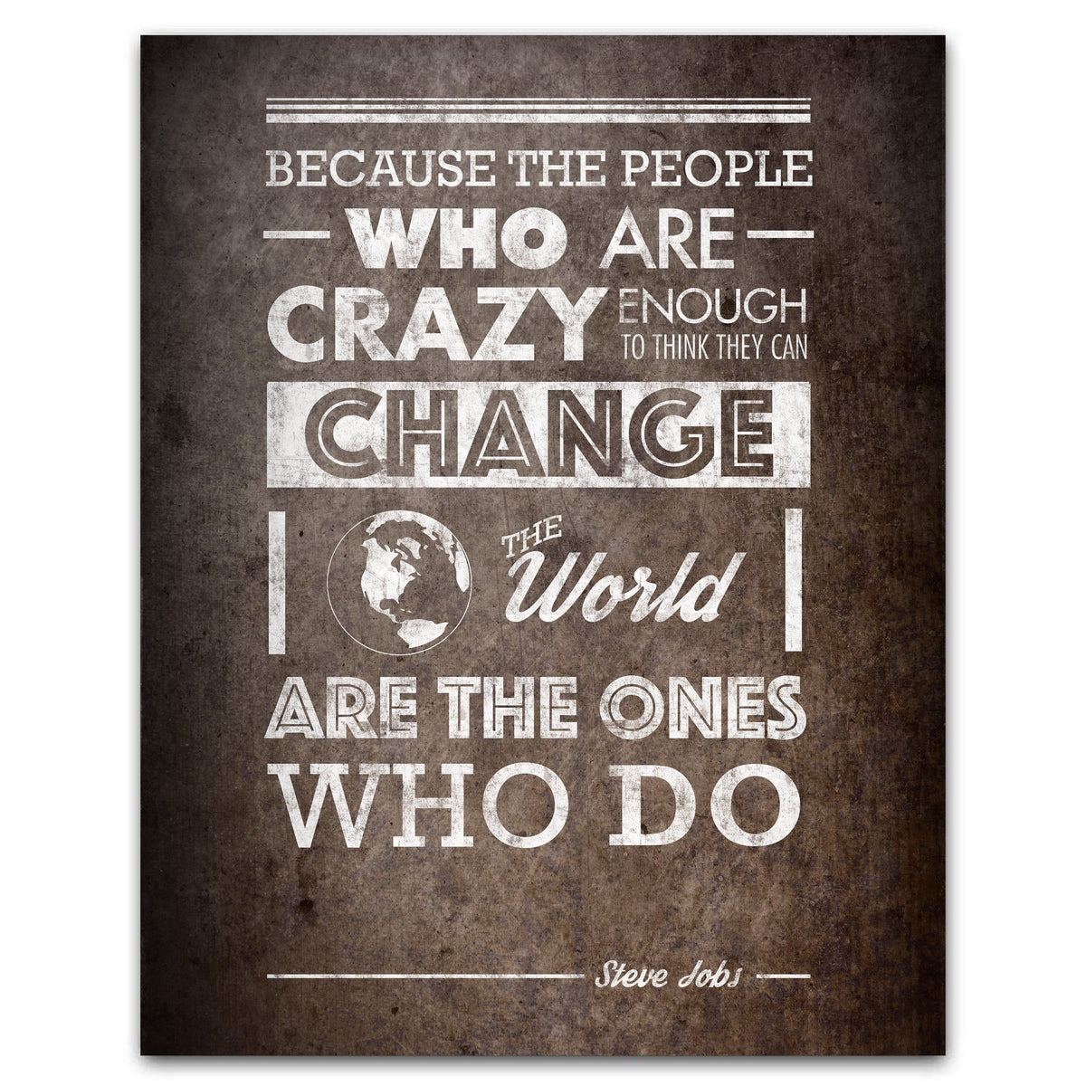 Personal-Prints art "Crazy Ones" Quote Set - Steve Jobs