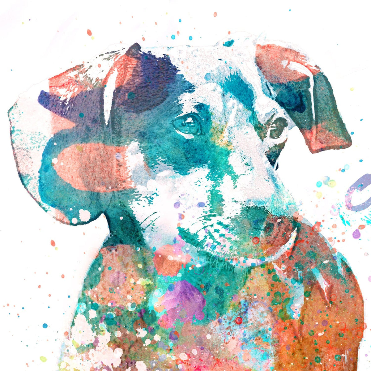 Personal-Prints art Dachshund Watercolor Print