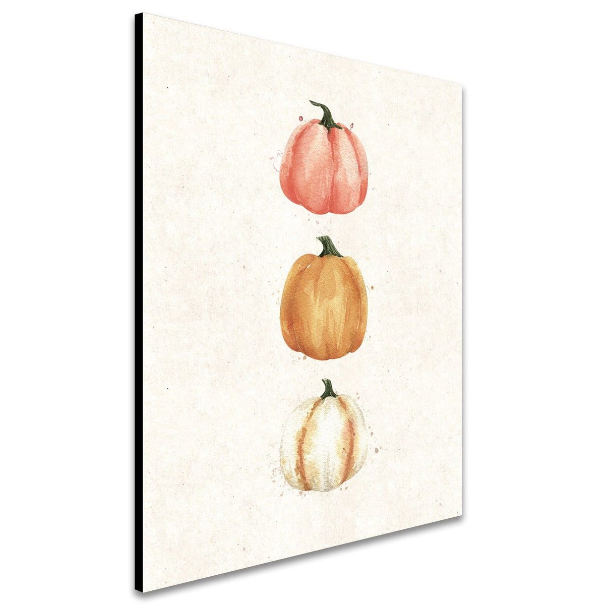 Personal-Prints art Stacked Pumpkins (6"x8" Block) Fall Decor Wall Art Sets