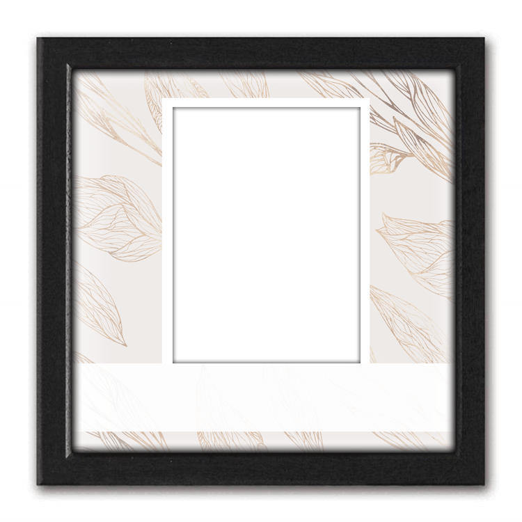 Personal-Prints art 15"x15" Canvas (Dark Espresso Frame) Floral Photo Art