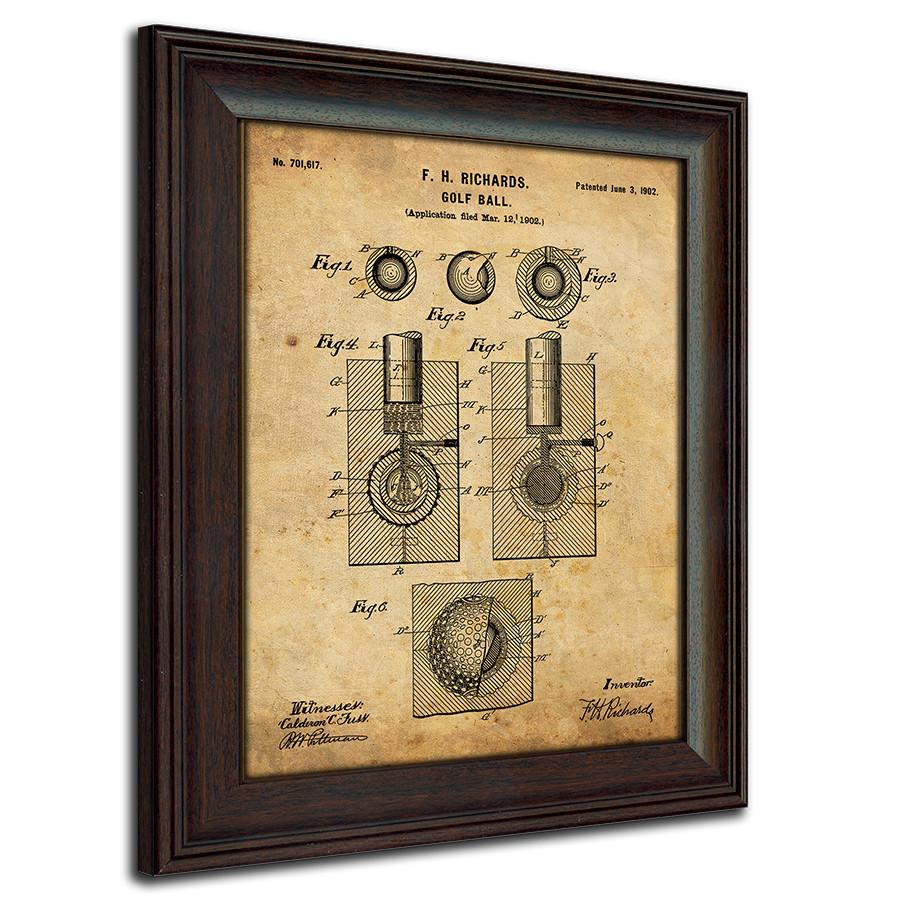 Personal-Prints art Golf Ball Golf - Patent Art