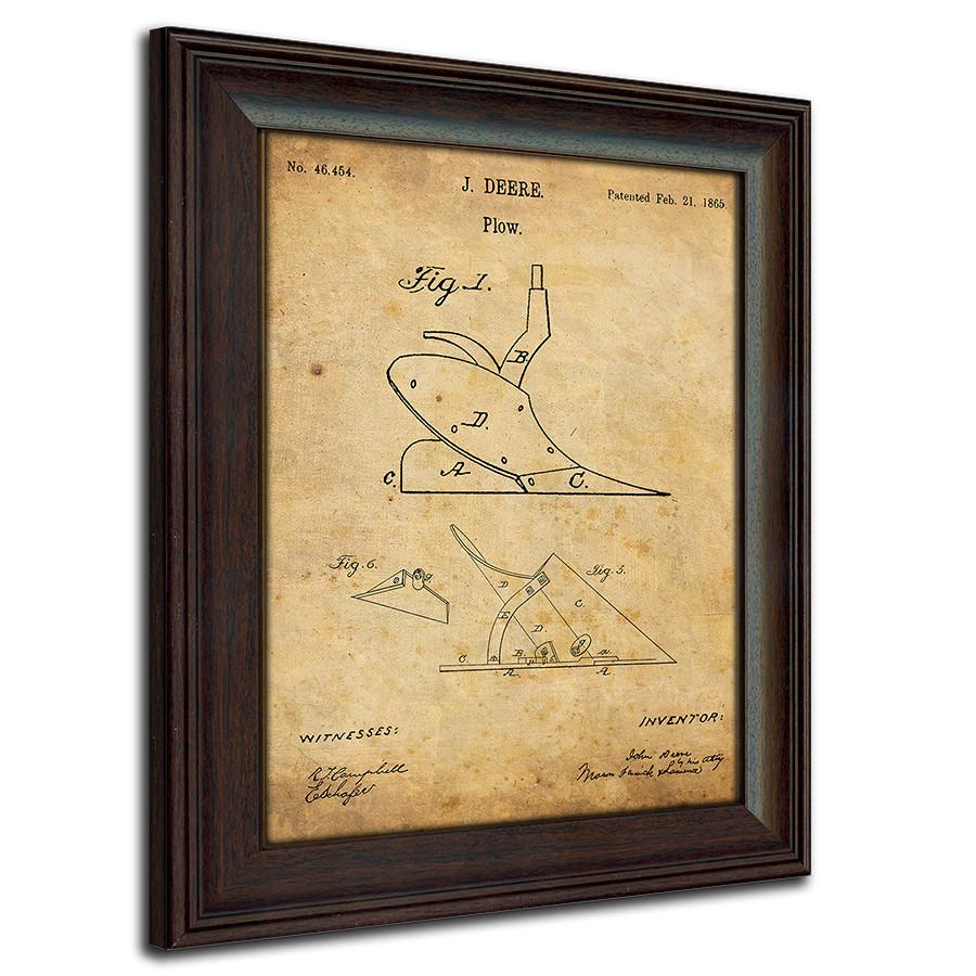 Personal-Prints art John Deere Plow John Deere Tractor - Patent Art