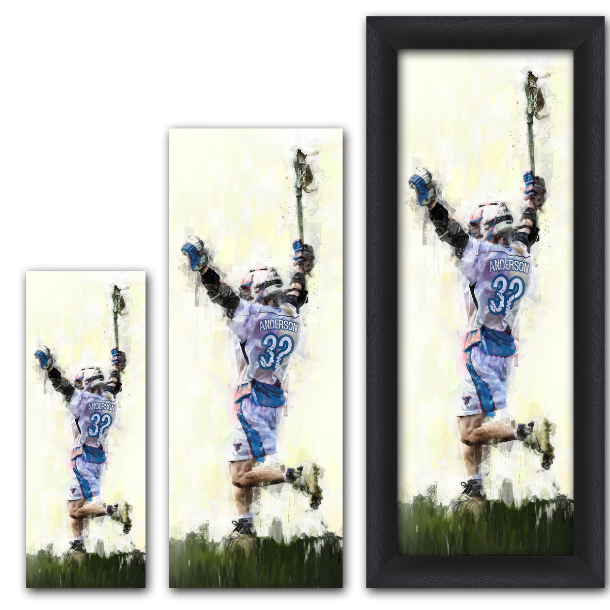 Personal-Prints art Lacrosse Personalized Print