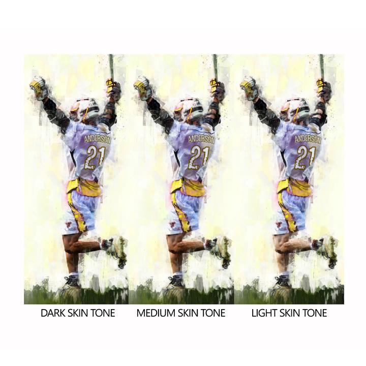 Personal-Prints art Lacrosse Personalized Print
