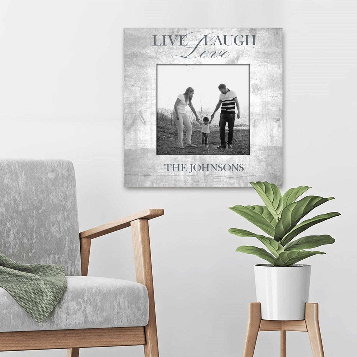 Personal-Prints art Live, Laugh, Love - B&W