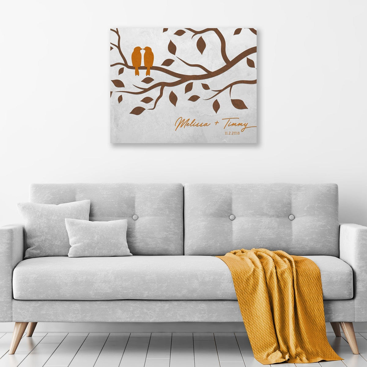 Personal-Prints art Love Bird Silhouettes
