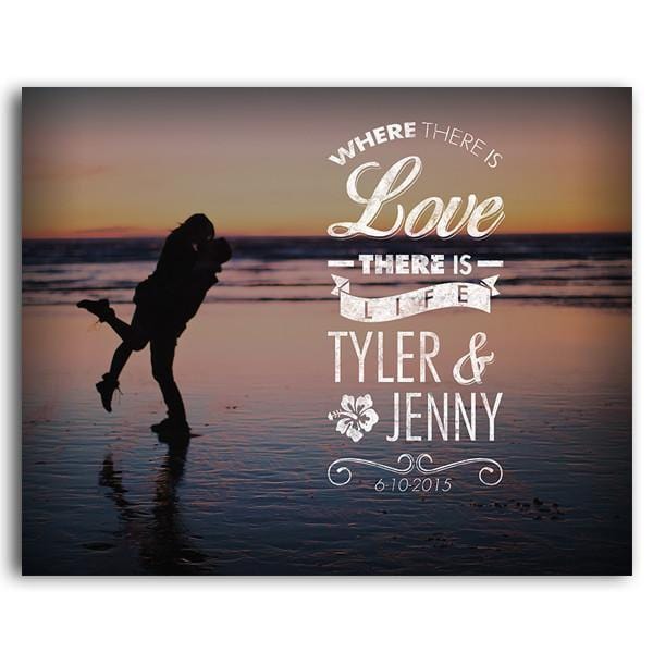 Personal-Prints art 11"x14" Block Mount Love & Life