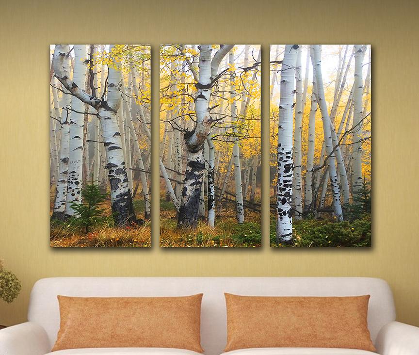 Personal-Prints art Misty Morning - Triptych