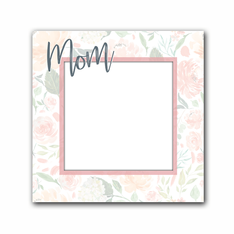 Personal-Prints art 16"x16" Block Mount Mother Photo Art