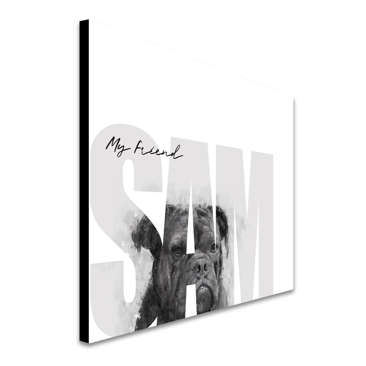 Personal-Prints art My Friend - Bulldog (Dark Coloring)