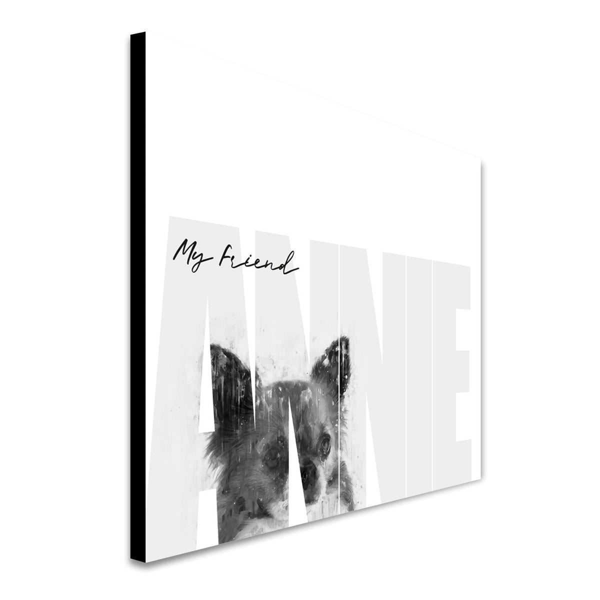 Personal-Prints art My Friend - Chihuahua (Dark Coloring)