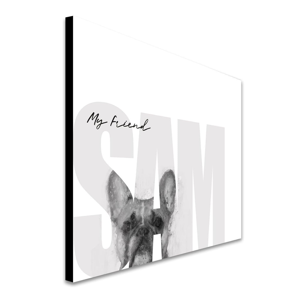 Personal-Prints art My Friend - French Bulldog (Light Coloring)