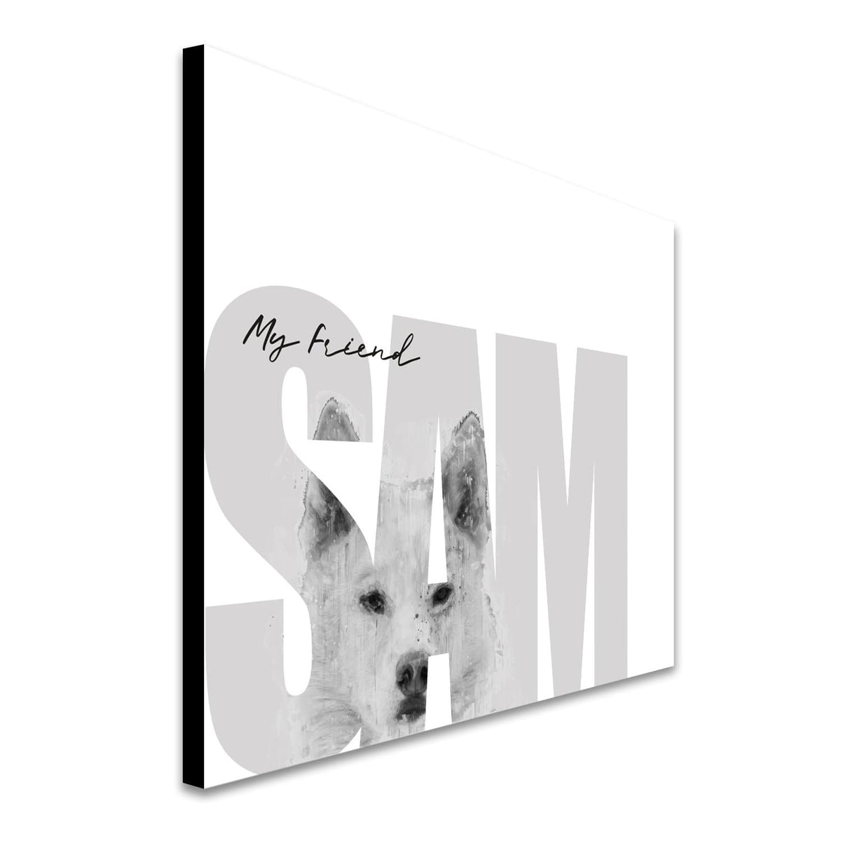 Personal-Prints art My Friend - Husky (Light Coloring)