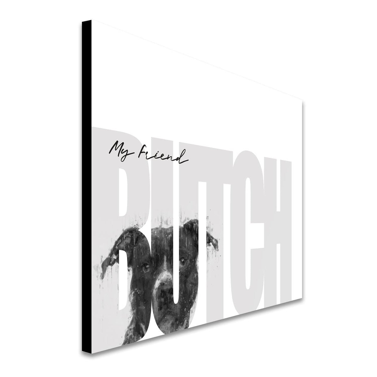 Personal-Prints art My Friend - Pitbull (Dark Coloring)
