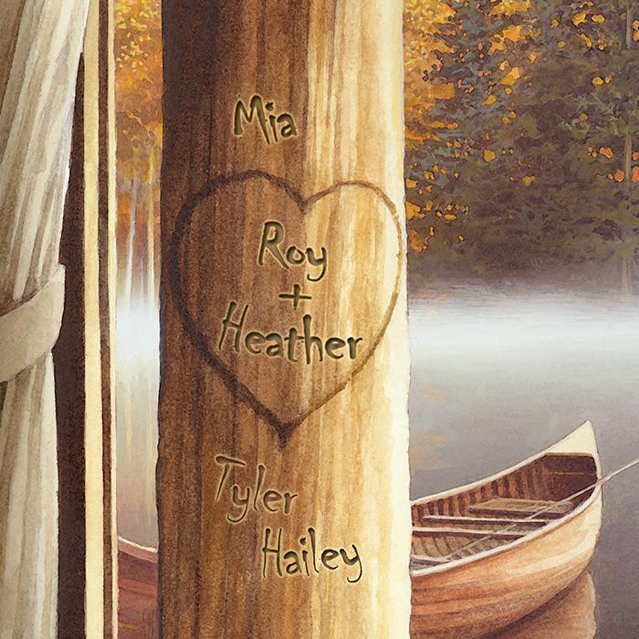 Personal-Prints art Our Cabin Getaway