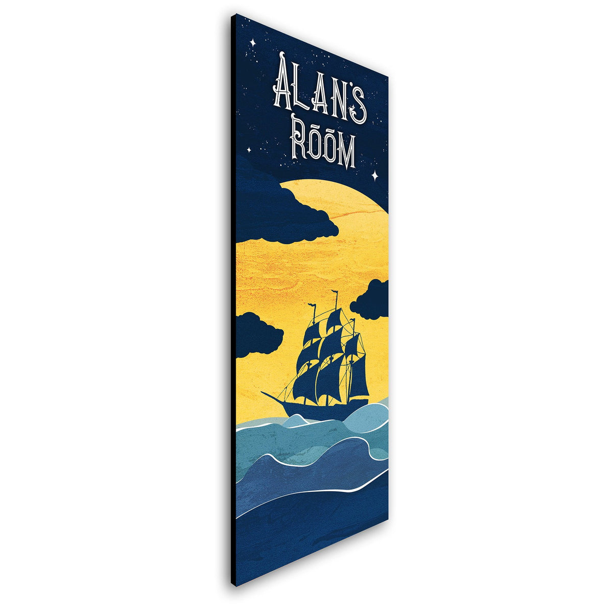 Personal-Prints art Pirate Ship Personalized Kids Art