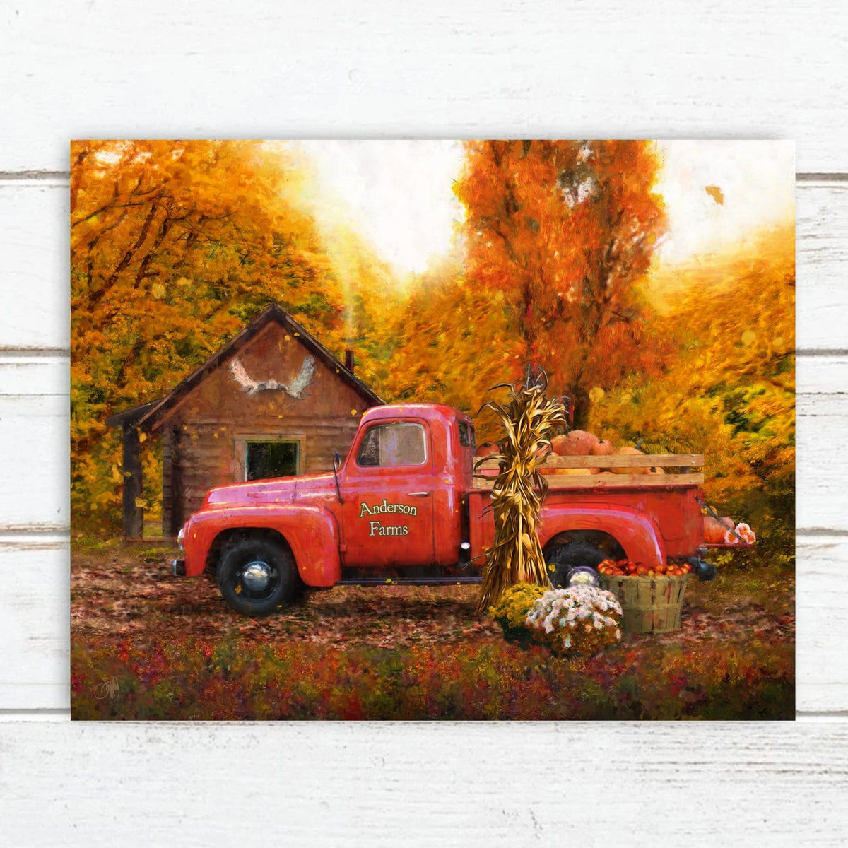 Personal-Prints art 11"x14" Block Mount Season Of Autumn