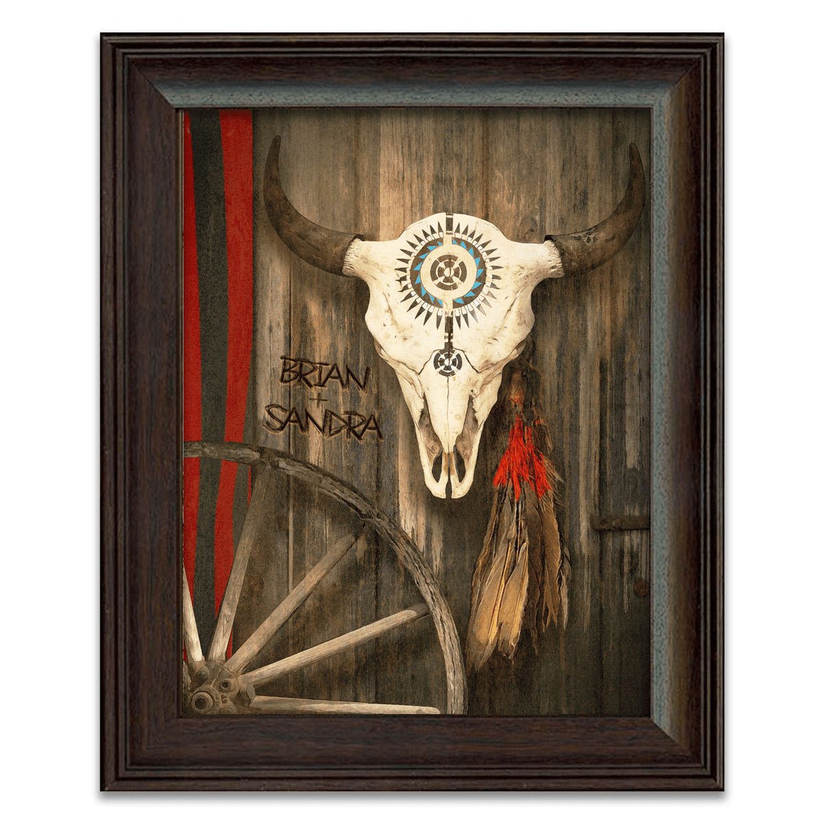 Personal-Prints art 12"x15" Framed Under Glass Southwest Kindred Spirits
