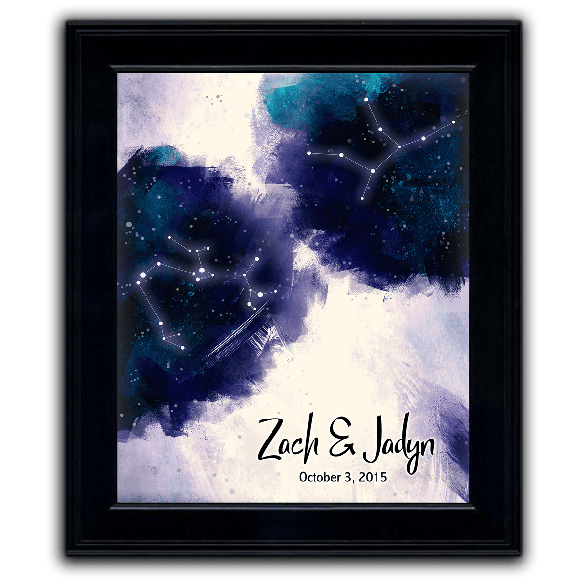 Personal-Prints art 14"x17" Framed Stars Aligned